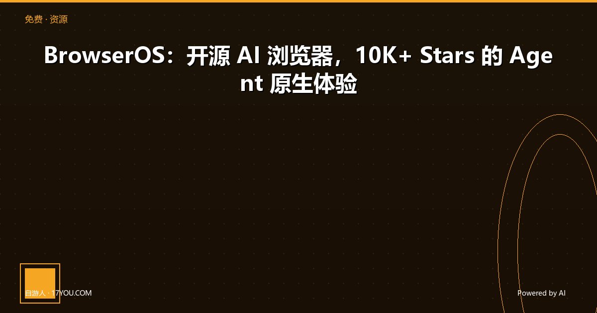 Featured image for BrowserOS：开源 AI 浏览器，10K+ Stars 的 Agent 原生体验